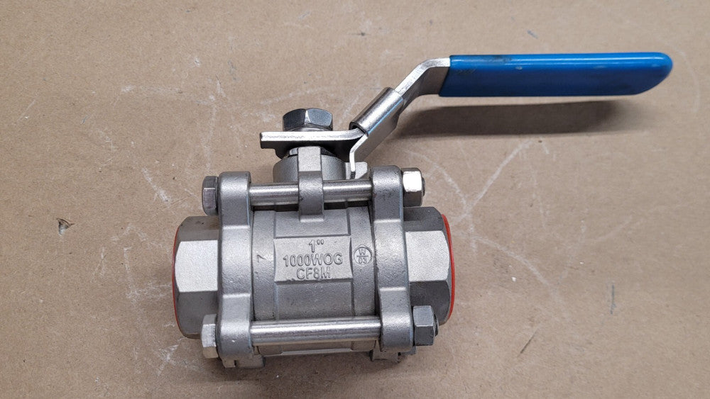 Velan Velvac S05-K1813-SSG 1" CF8M Stainless Steel Ball Valve 1000 WOG