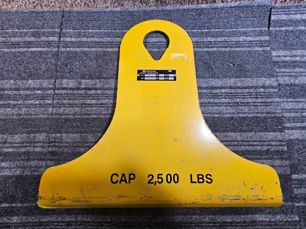 Hercules Joist Hook 2.5-19.5-20 19"H x 21"W 2500 Lbs Capacity, Yellow
