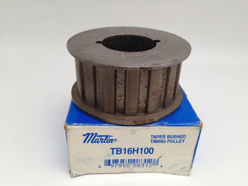 NEW Martin TB16H100 Timing Belt Pulley 16 Teeth, 1" Belt Width 