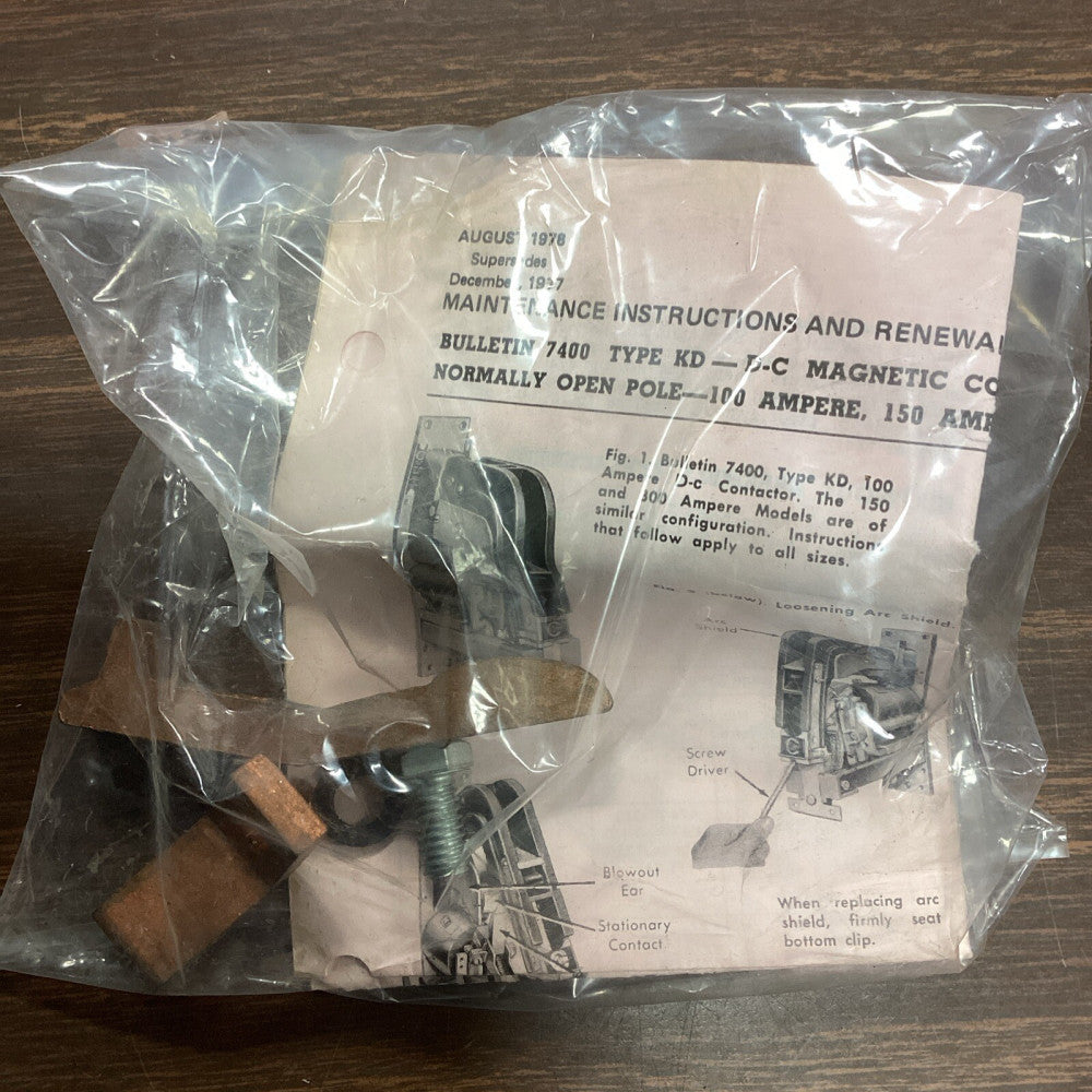 JOSLYN CLARK 1-POLE 74U13 100A CONTACT KIT KKD100 KKD-100 G5