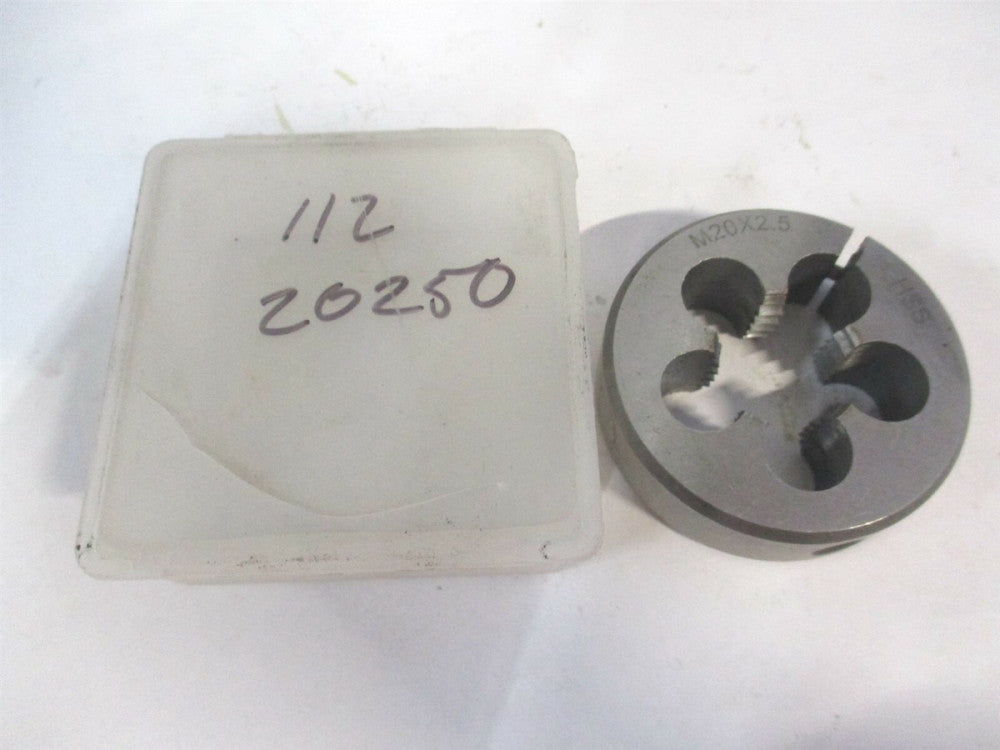 (112-20250) M20 x 2.5 UN High Speed Steel Round Die