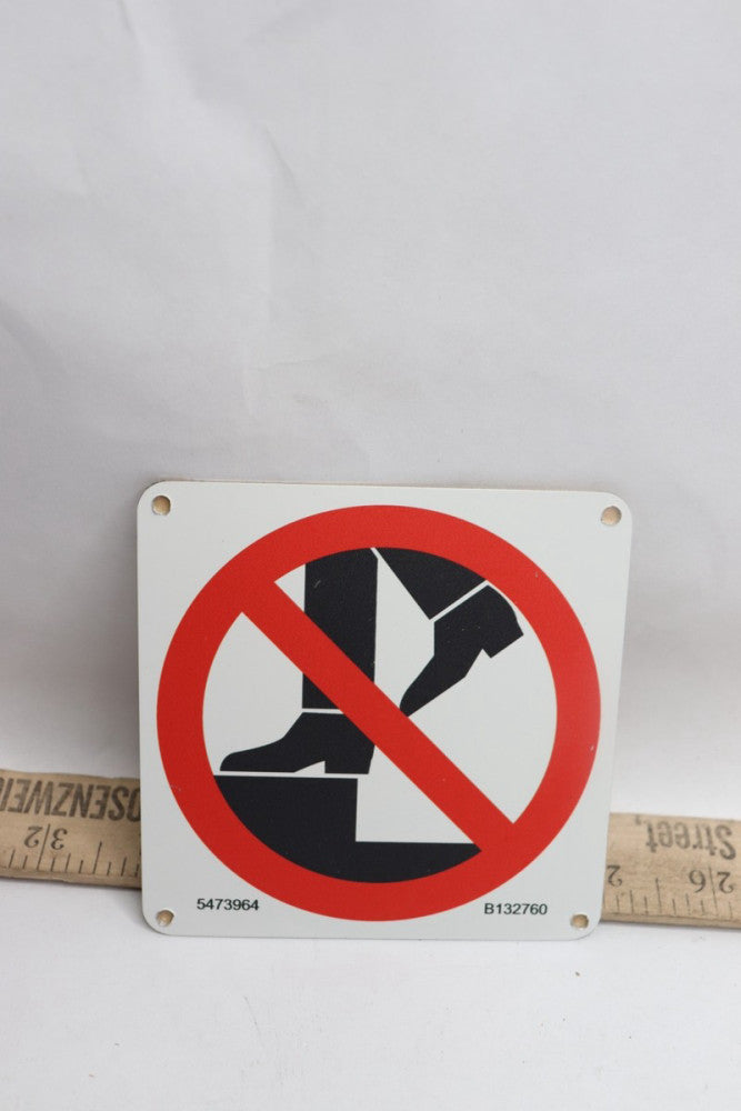 NO Step Label 4" X 4" B132760 5473964