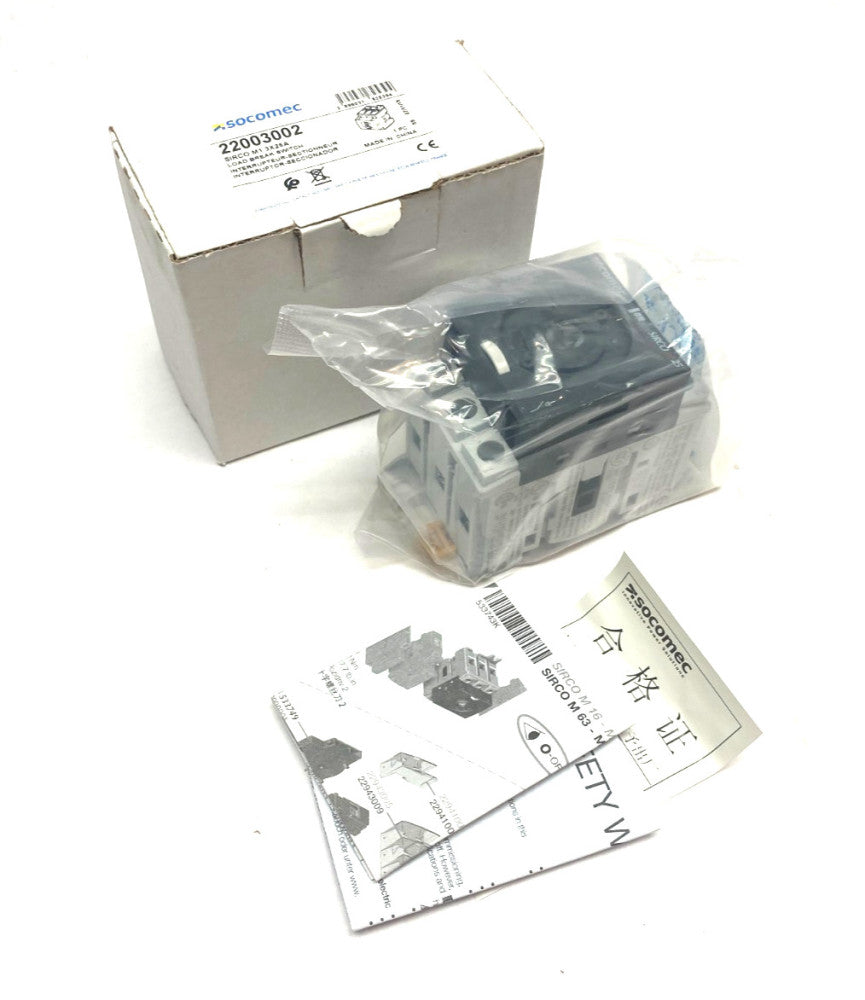 Socomec 22003002 SIRCO M1 3X25A Load Break Switch