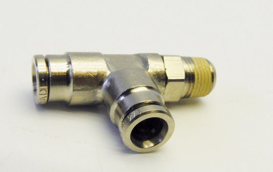 (10 pieces) Norgren 12-468-0418, Swivel Male Side Tee Fitting 1/4IN TUBE X 1/8