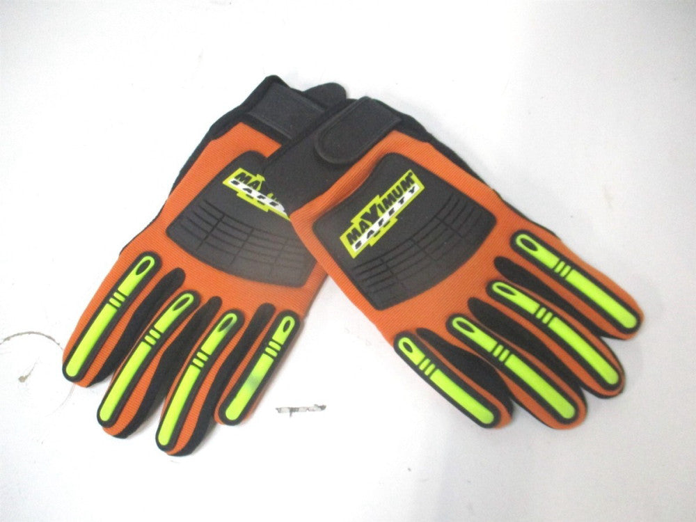 PIP Maximum Safety MOG Large 120-5900 Hi-Vis Orange/Black Cut-Resistant Gloves