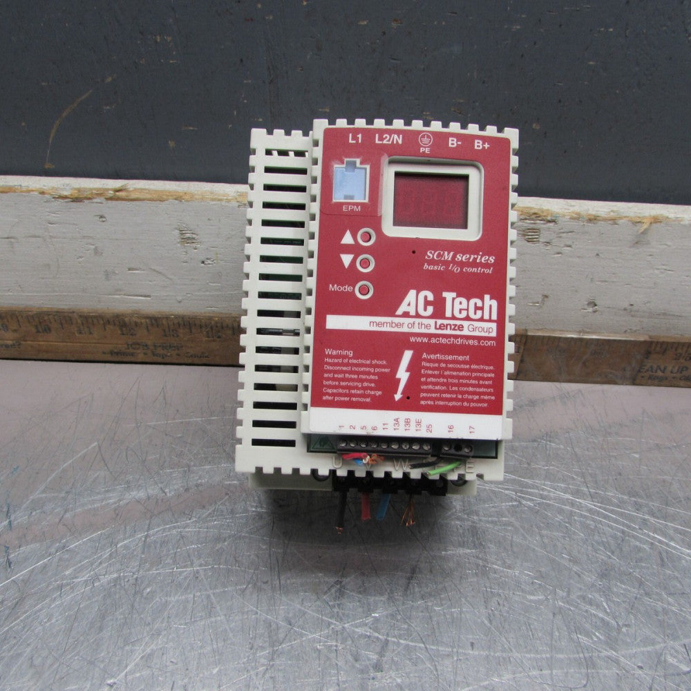AC TECH SM215S ,VARIABLE AC DRIVE, 208-240vac, 1.5 hp, GOOD TAKEOUT! MAKE OFFER!