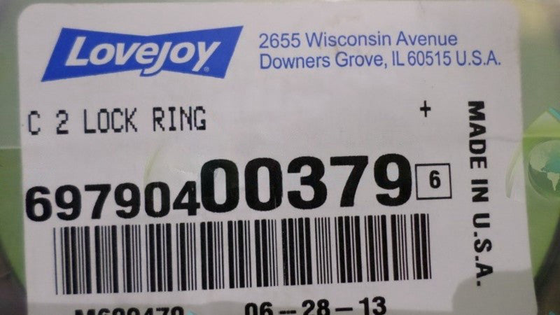 LOVEJOY INC. 00379 LOCK RING  NSNP IN BAG