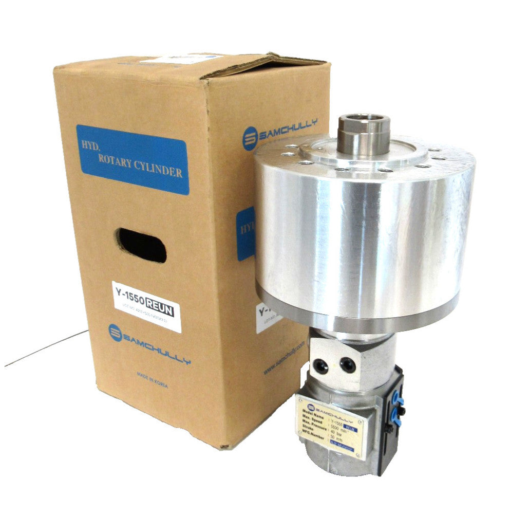 NEW SAMCHULLY Y-1550RE-UN HYDRAULIC ROTARY CYLINDER Y1550REUN