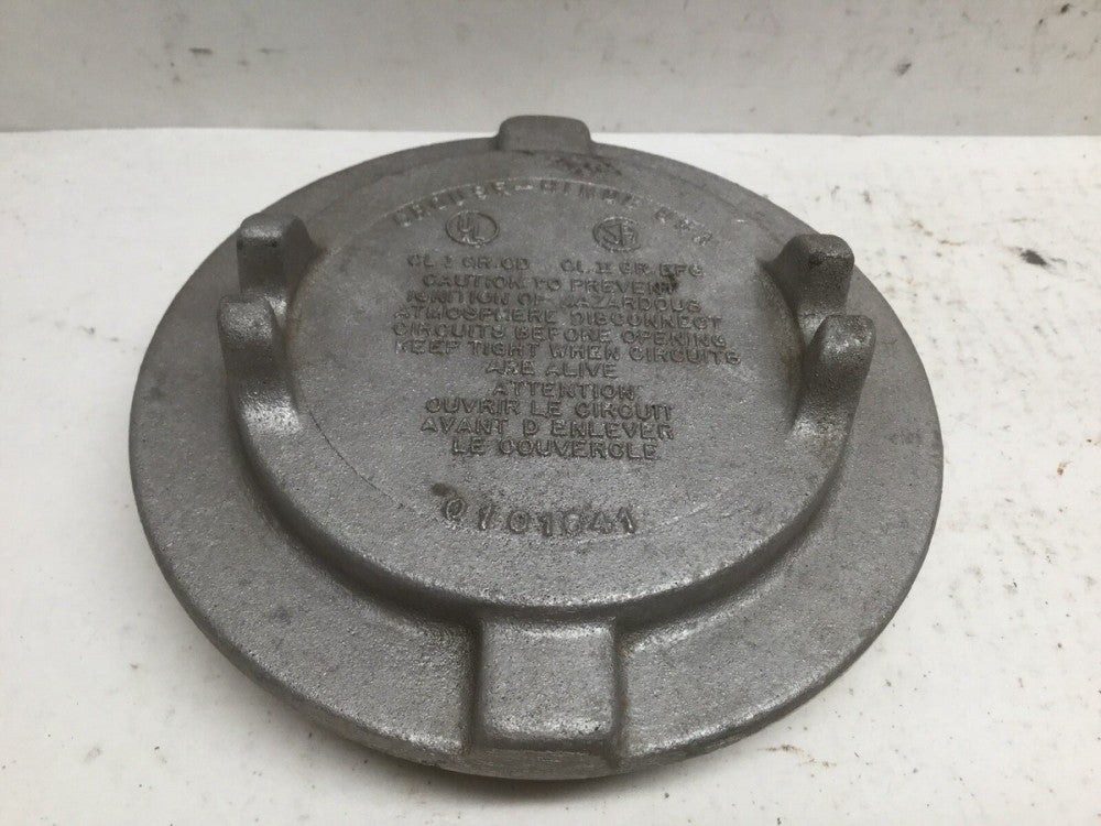 Crouse Hinds 5” Surface Cover Hazardous Location Class I GR CD Class II GR EFG