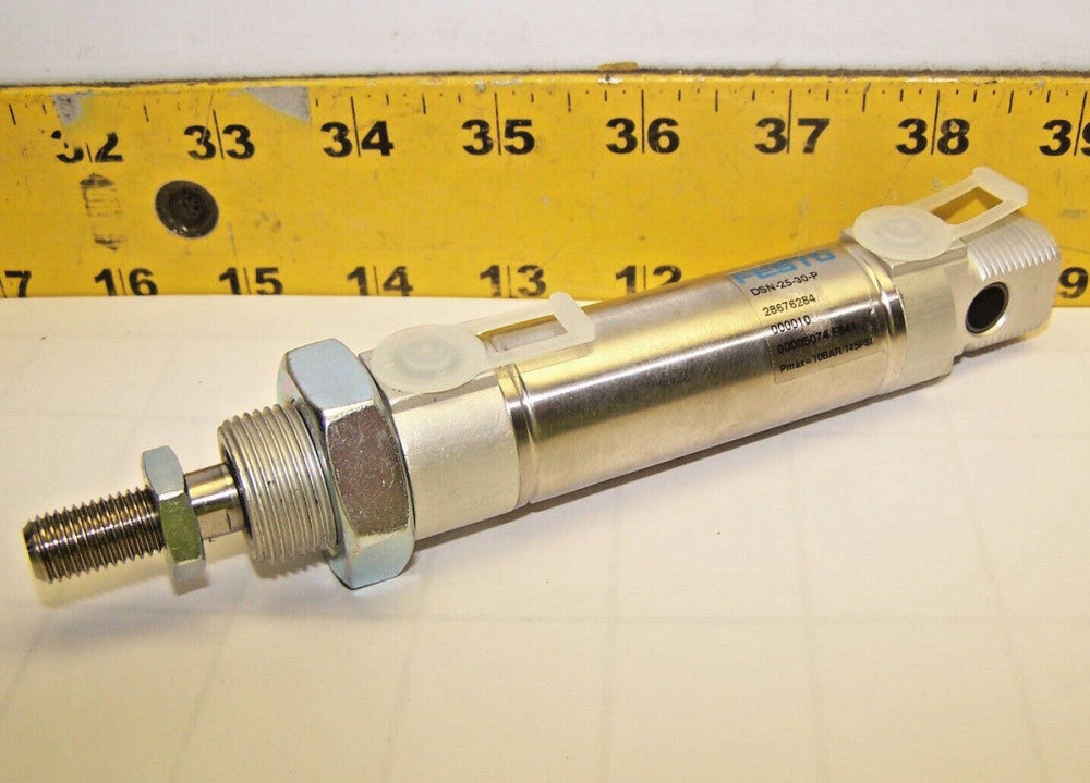 New Festo Single Rod Double Acting Cylinder 30mm Stroke  DSN-25-30-P