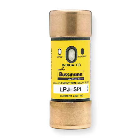 Eaton Bussmann Lpj-8Spi Ul Class Fuse, J Class, Time-Delay, 8A, 600V Ac,