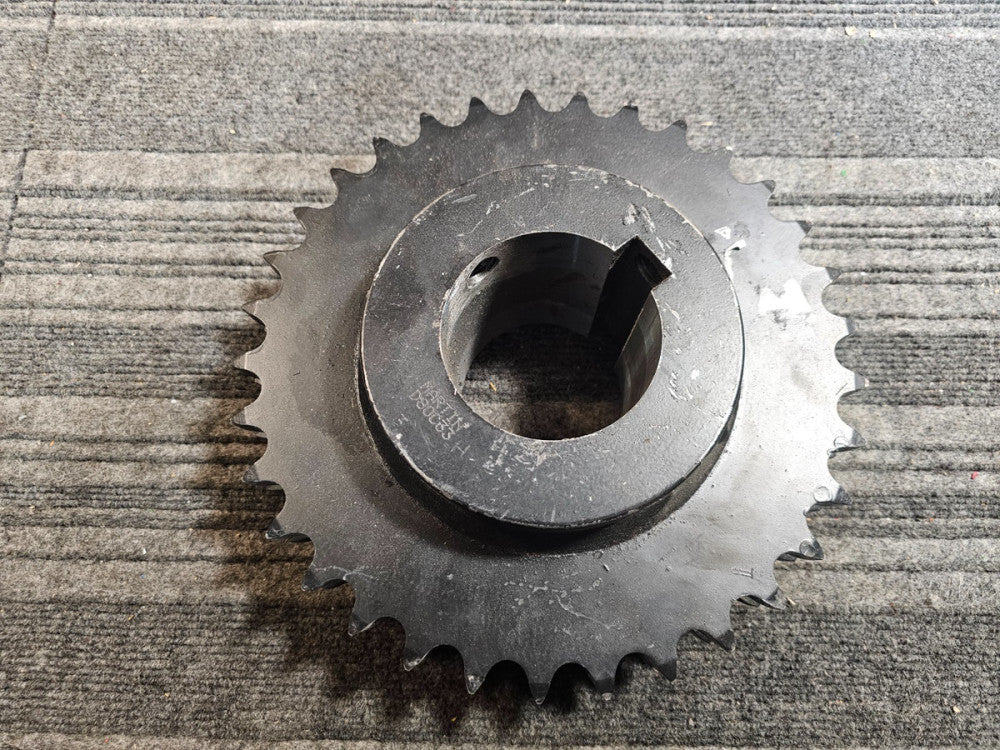 MARTIN D80C33 DOUBLE TAPER LOCK ROLLER CHAIN SPROCKET 33 TEETH, STEEL
