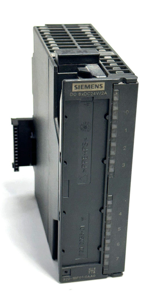 SIEMENS 6ES7 322-1BF01-0AA0 SIMATIC S7 OUTPUT MODULE 8-OUPUTS 24VDC