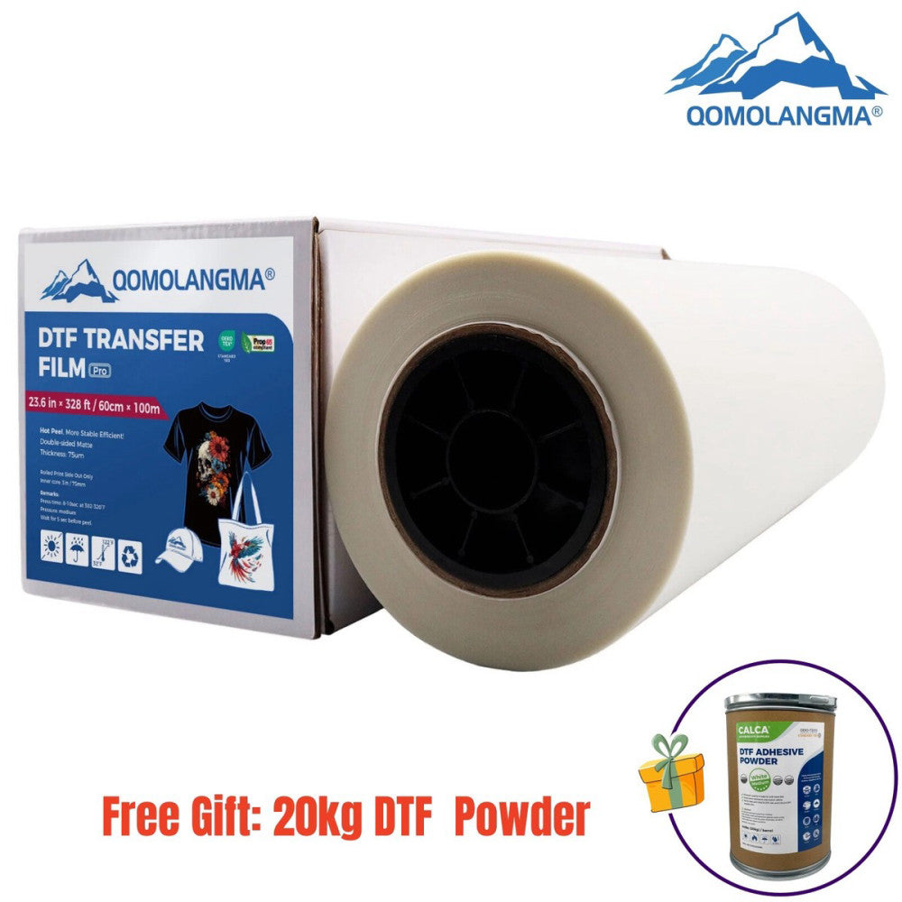 120 Rolls 23.6in x 328ft Double Sided DTF Transfer Film Roll Warm Peel CA Pickup