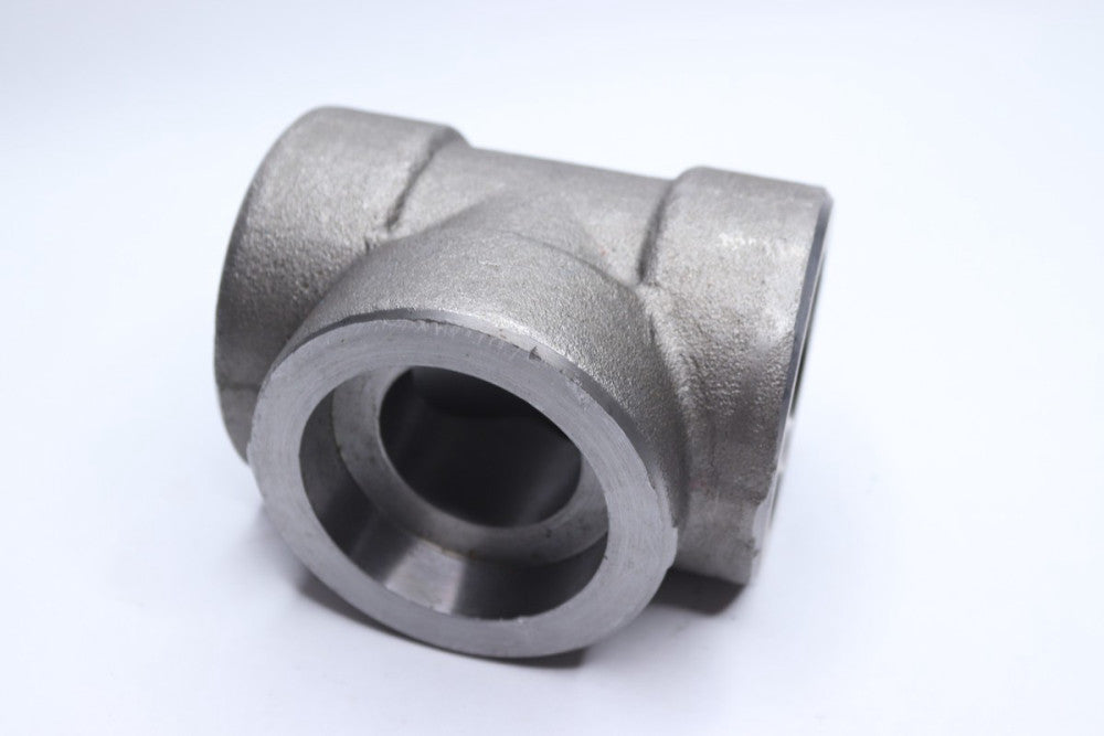 Tee Socket Forged Steel Weld End Pipe Fitting 2"