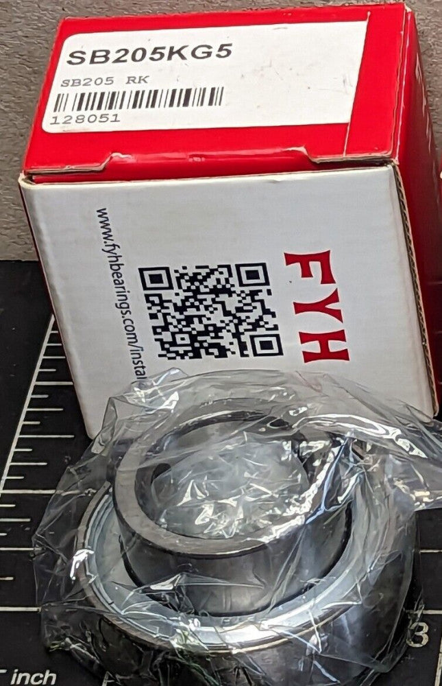 SB205KG5 FYH Ball Bearing Insert 25mm Narrow Width [OF4]