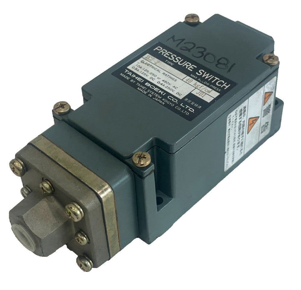NEW TAIHEI BOEKI TCZ-2 PRESSURE SWITCH TCZ2