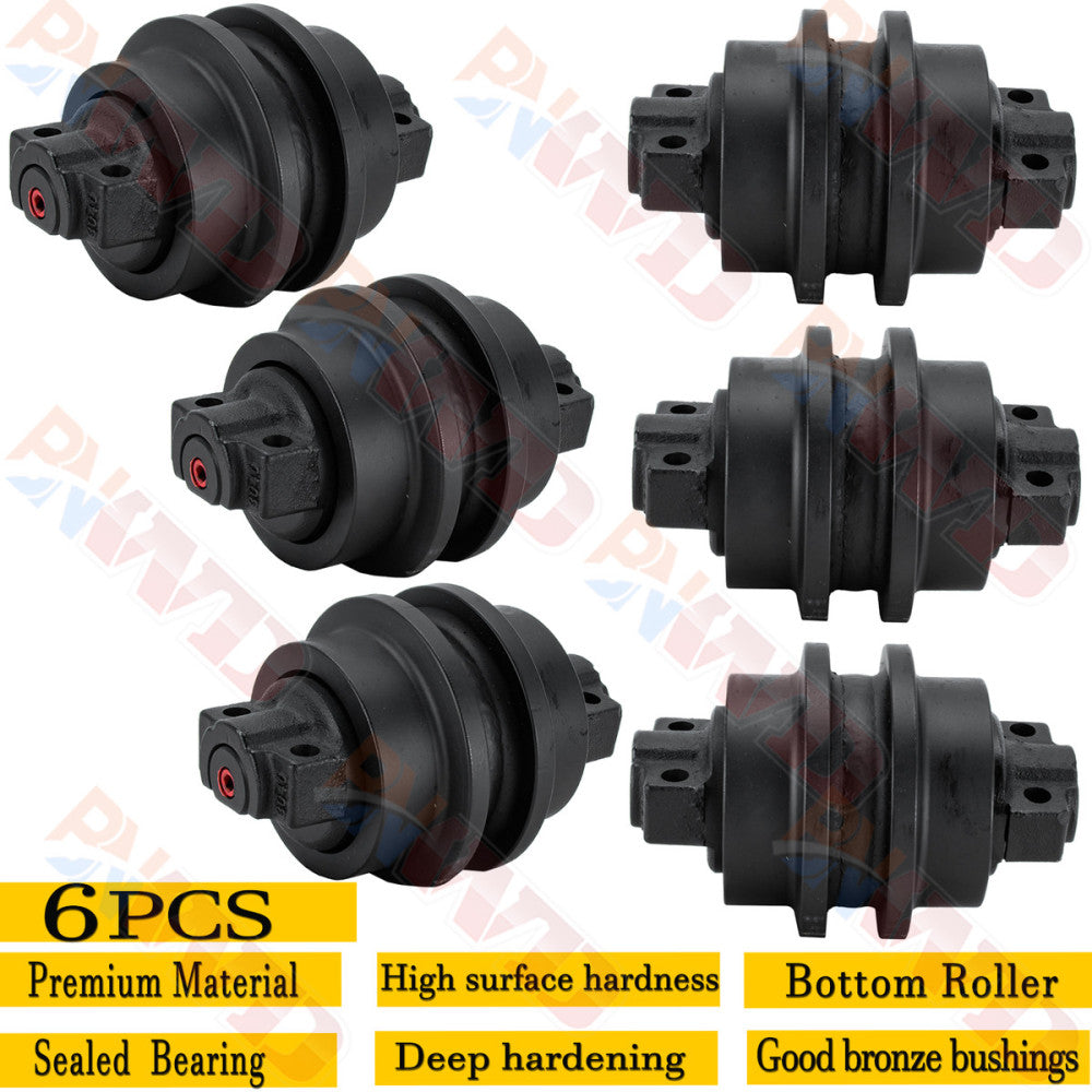6PCs Bottom Roller Track Roller fits Caterpillar 304 304.5 305 305.5 306 1584765