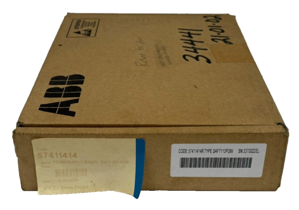 ABB SAFT-110-POW POWER DRIVE BOARD 57411414 57411414R REFURBISHED