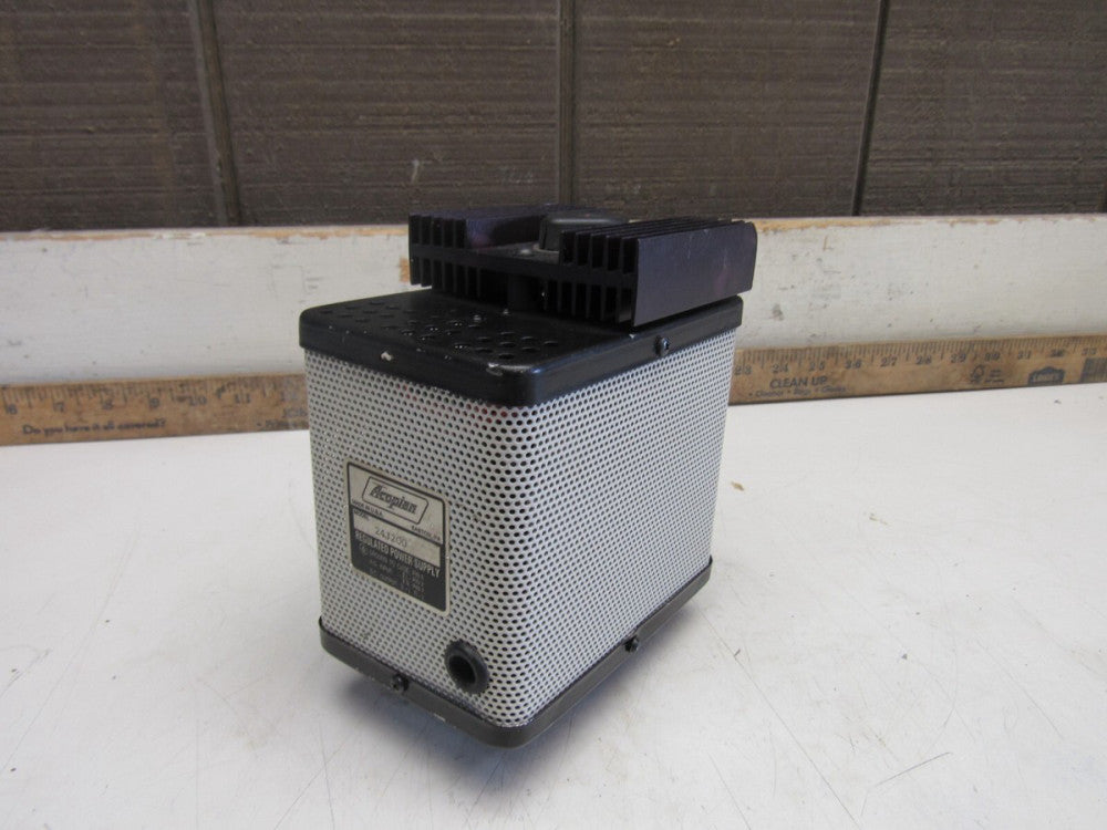 ACOPIAN 24J200 REGULATED POWER SUPPLY 230VAC-INPUT 24VDC-OUTPUT USED TAKEOUT !!