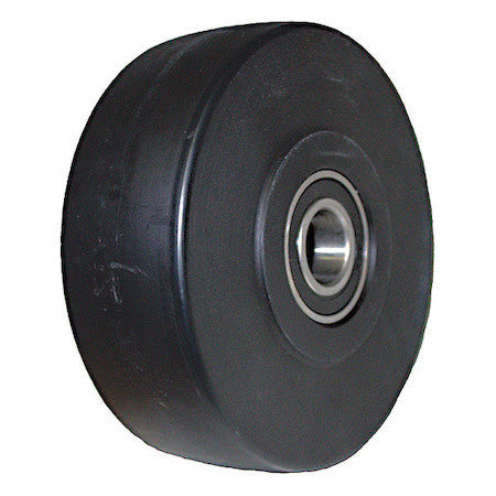 Zoro Select P-Nm-040X020/050K Caster Wheel,3000 Lb. Load,Black Wheel