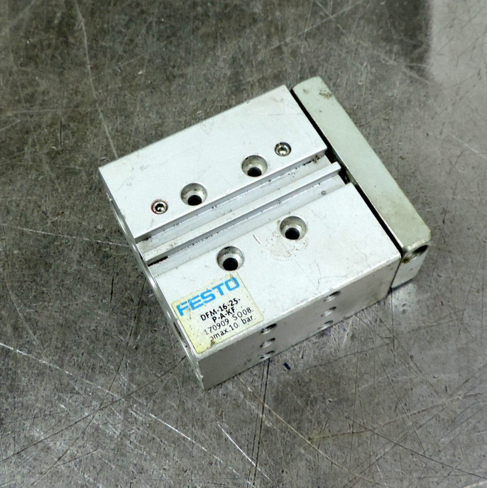 Festo DFM-16-25-P-A-KF 170909 Dual Rod Guided Air Cylinder Linear Slide
