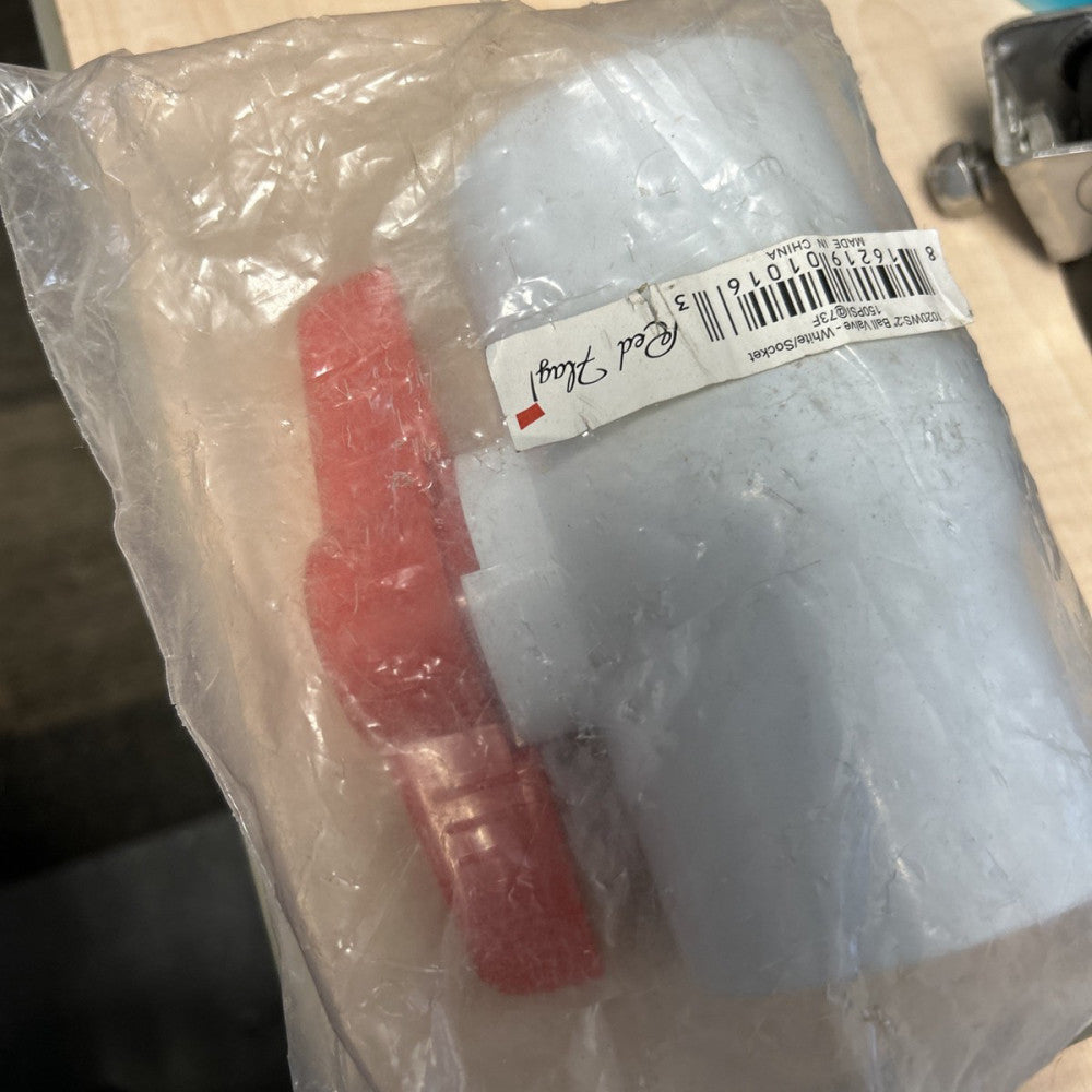 RED FLAG PVC COMPACT BALL VALVE 2" 150 PSI NEW , Lot of 2 for Irrigation System