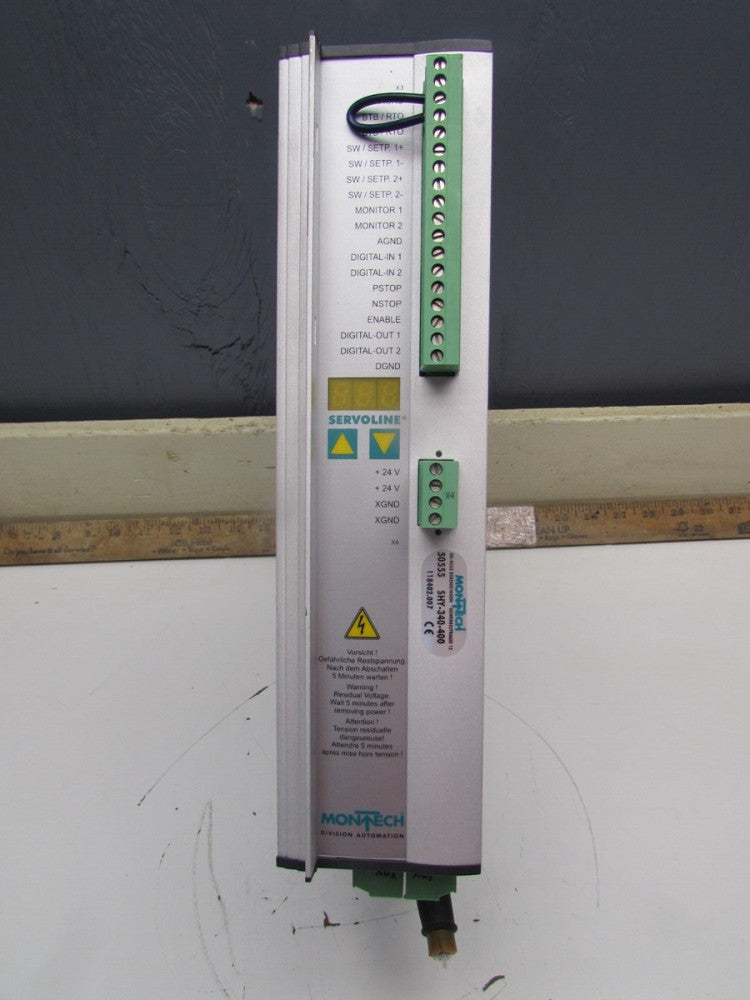 KOLLMORGEN SERVOSTAR 601-I/O-14/08 , 1.5A/ 230-480V/ , #S60100-EI,  MAKE OFFER!