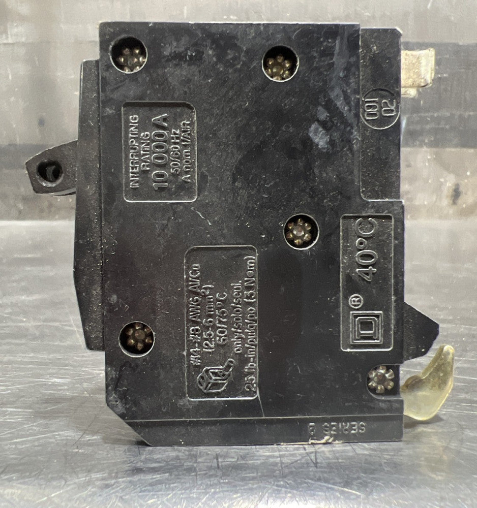 Square D QOT2020 QO2020 Tandem 1P 20A/20A Breaker TWIN NOS Surplus