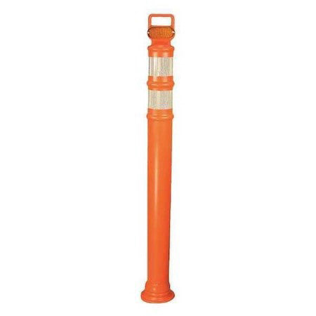Zoro Select 03-739 Strobing Delineator, Polyethylene, High-Intensity Prismatic,