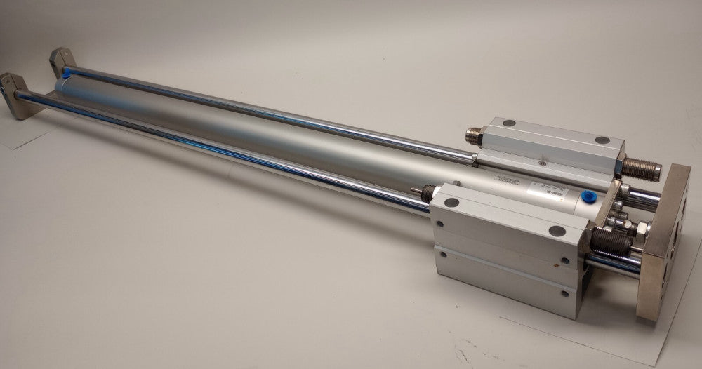 SMC MGGLB40-800 Guided Pneumatic Cylinder Dual Rail 40mm bore x 800mm stroke