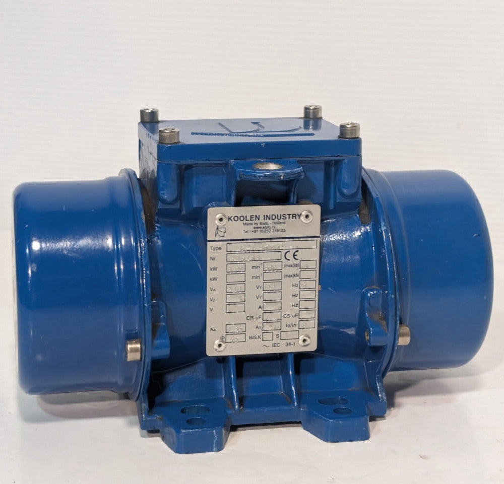 Elsto (Koolen Industry) KBM-6-4E industrial vibration motor, 1500RPM, 40Hz