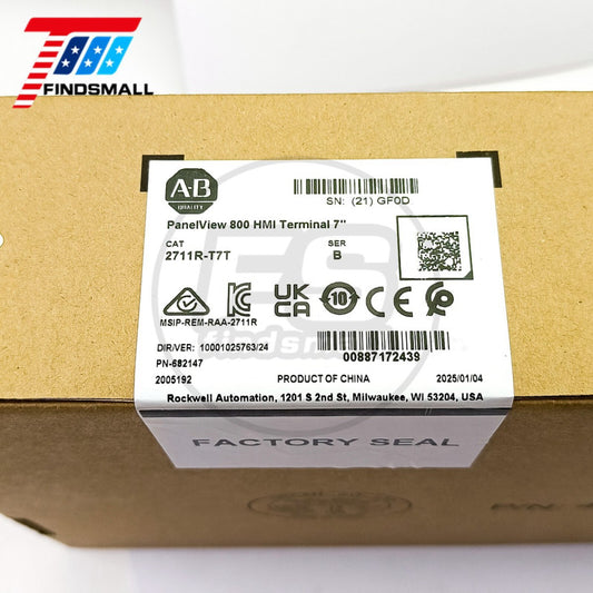 2024 Factory Sealed Allen-Bradley 2711R-T7T PANELVIEW 800 7-INCH HMI Terminal