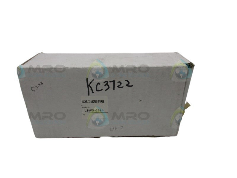 ACME LSWS-6514 POWER SUPPLY BOARD  NSMP