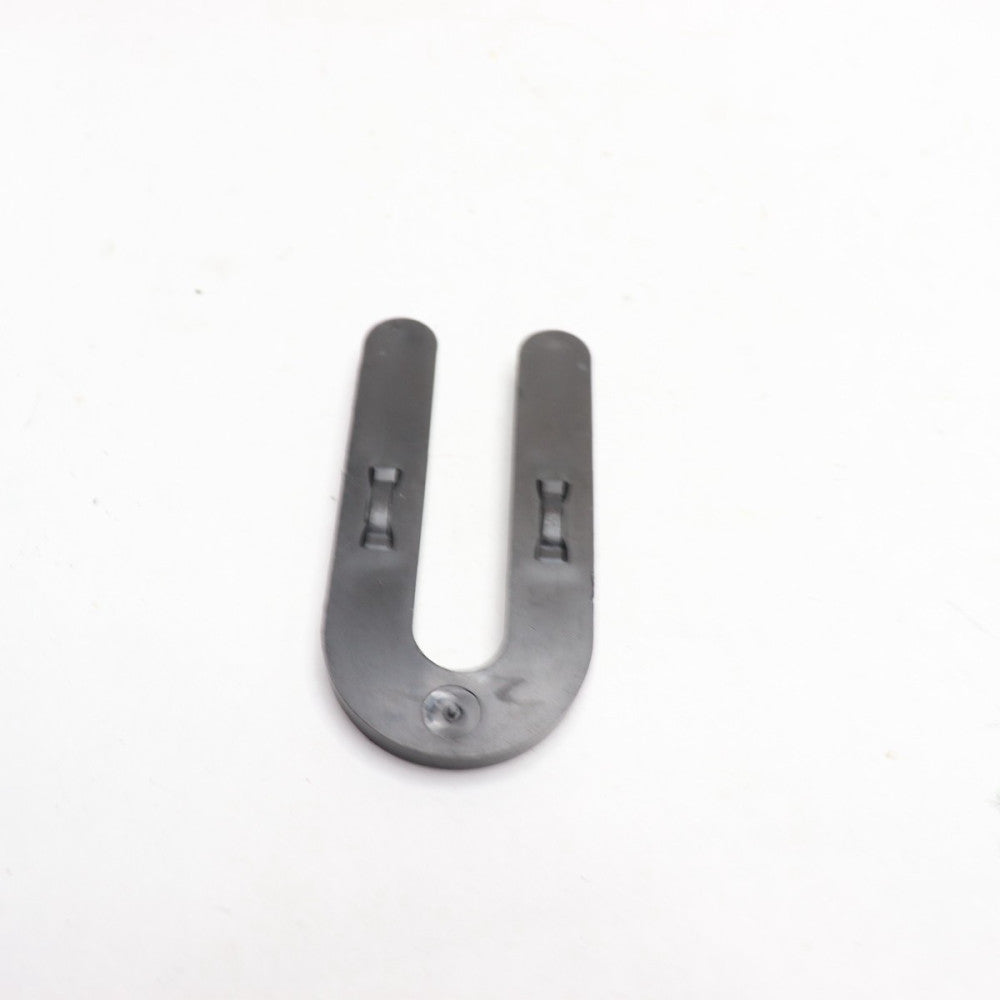 (25-Pk) Glazelock Interlocking Horseshoe Shim Plastic Black 1-1/2" x 3" x 1/4"