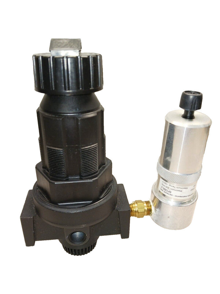 NEW MASTER PNEUMATICS 1/4" MINI AID FILTER BFD50-2  WITH REGULATOR R100-2SR343