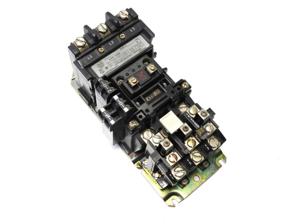 Allen Bradley 503-COD Size 2 Starter 110/120 VAC 45 AMP Non-Reversing