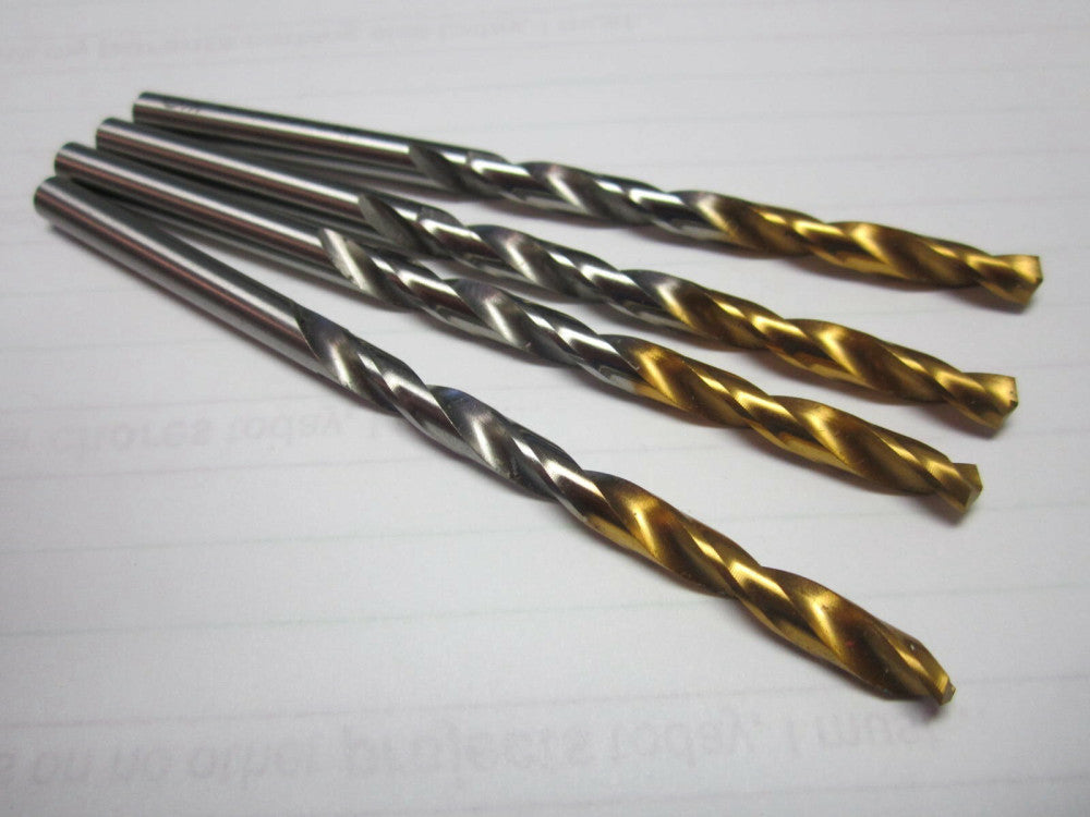 YG-1 (D2GP187240) #17 x 2-3/16" x 3-3/8" HSSCo8 Gold-P Jobber Drill Bit - Qty 4 