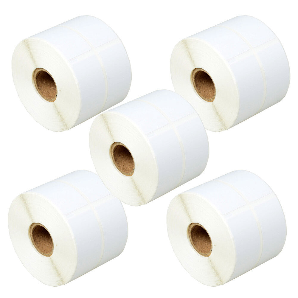 5 Rolls Address 30253 Labels for Dymo LabelWriter 450 Duo 2-up 1 1/8" x 3 1/2"