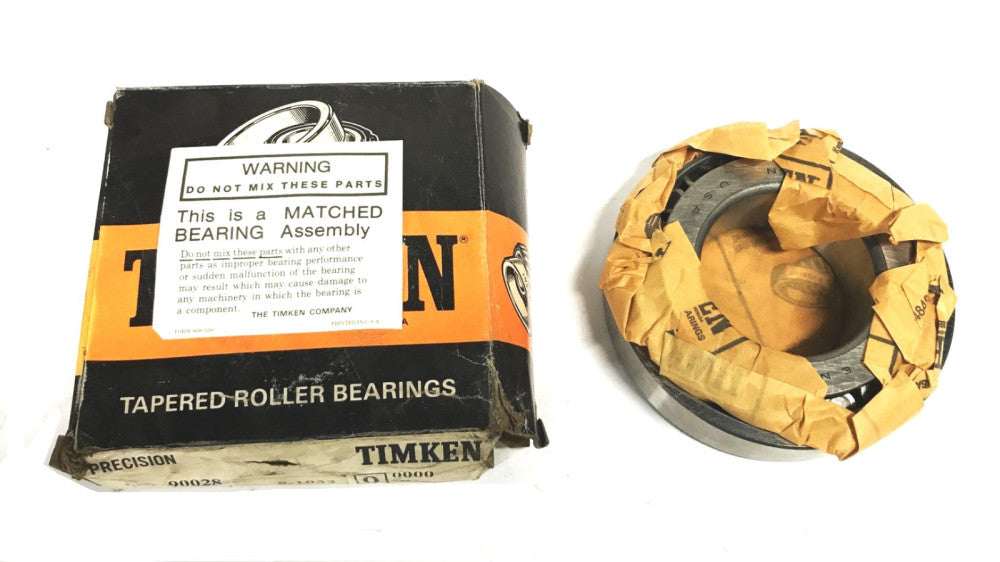 Timken Tapered Roller Bearing Matched Assembly Cone and Cup 659-90028 NOS