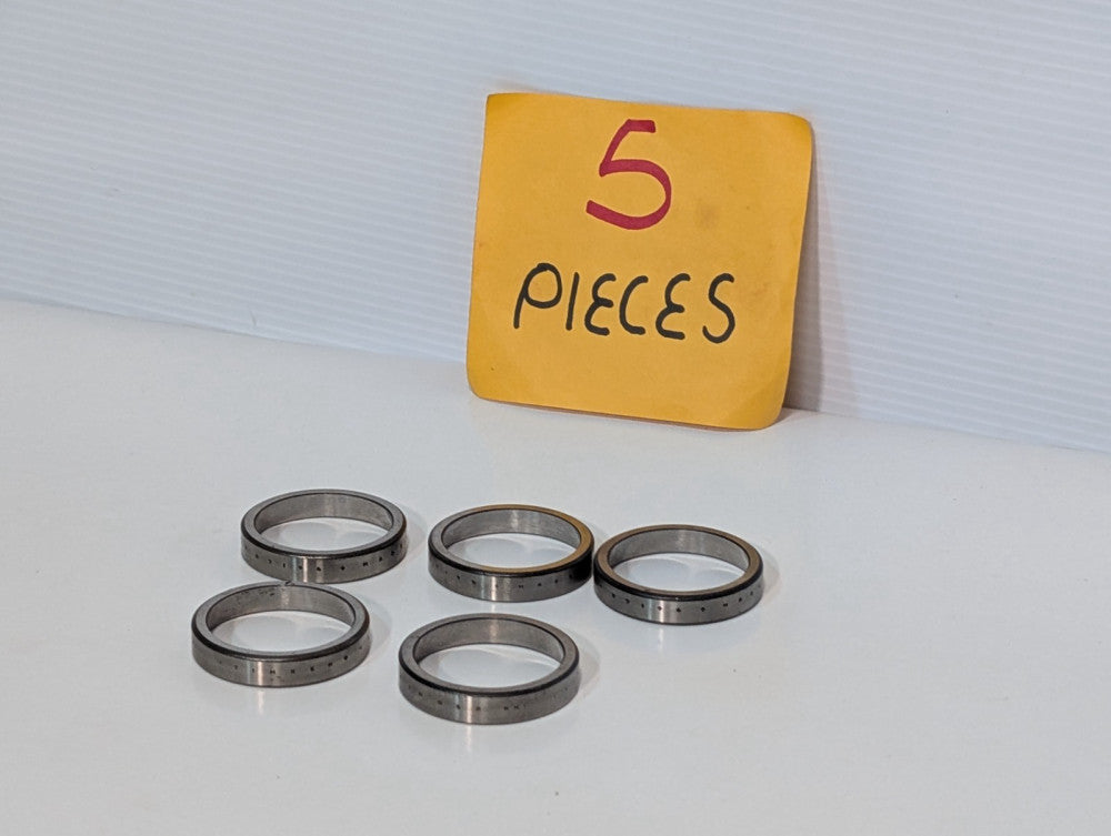 Lot of 5 Timken 07196 Tapered Roller Bearing Race Cup, OD: 1.969", Width: 0.375"