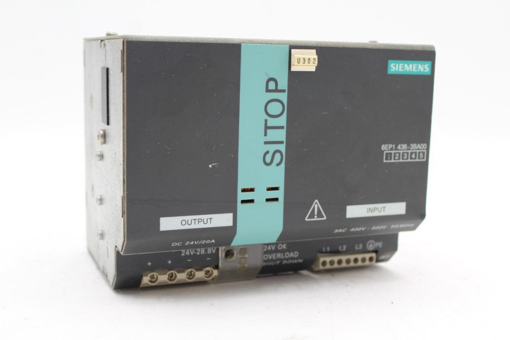 Siemens 6EP1436-3BA00 SITOP Power 20 Power Supply