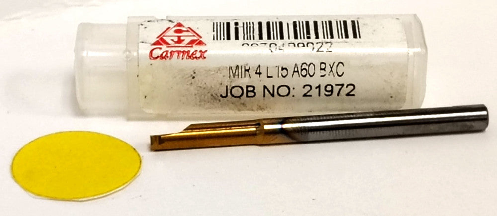 CARMEX THREADING TOOL 4.00" SHANK DIAM 2" OAL CARBIDE MATERIAL MIR-4-L15-A60
