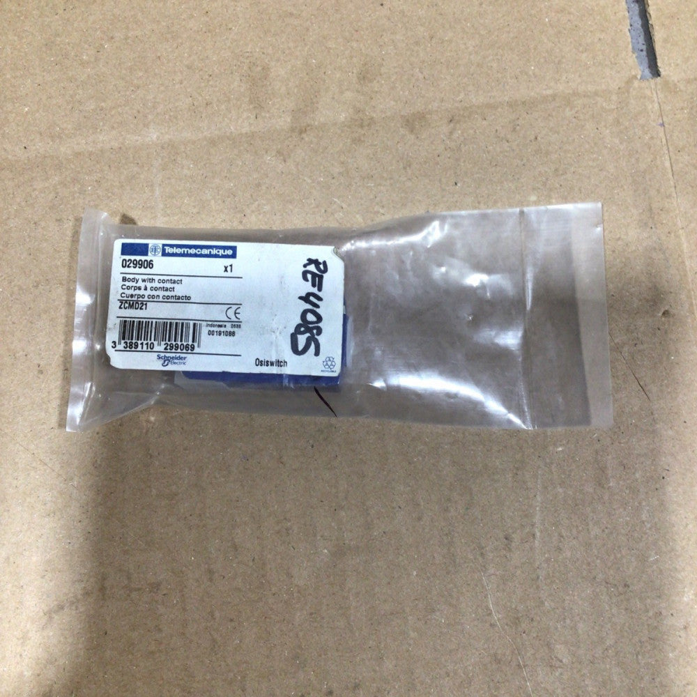 ZCMD21 Telemecanique Limit Switch with Contact 0229906 IC/EN 60947-5-1 NOS