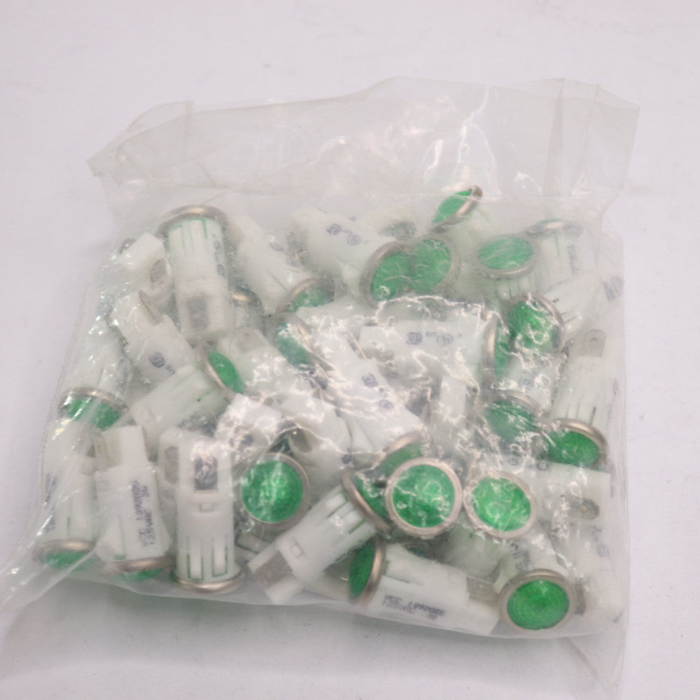 (50-Pk) Spemco LED Panel Indicator Diffused Green 125V 25mA 1092QD5-125VAC