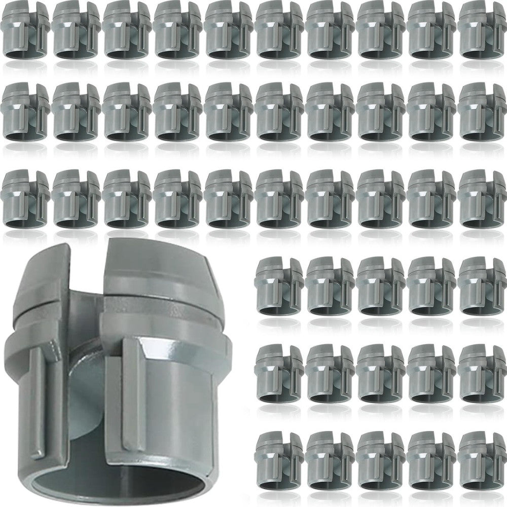 60 PCS 1/2 Inch Non-Metallic Snap Connectors for 14/2-10/3 AWG NM Cable Plastic