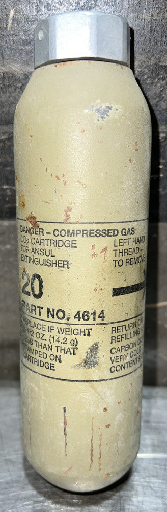 NOS SURPLUS Ansul Extinguisher Cartridge 20 Part No. 4614. item ID 2