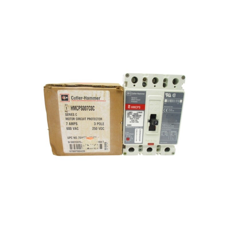 CUTLER HAMMER HMCPS007C0C SER. C 600VAC 7A NSMP HMCPS007C0C