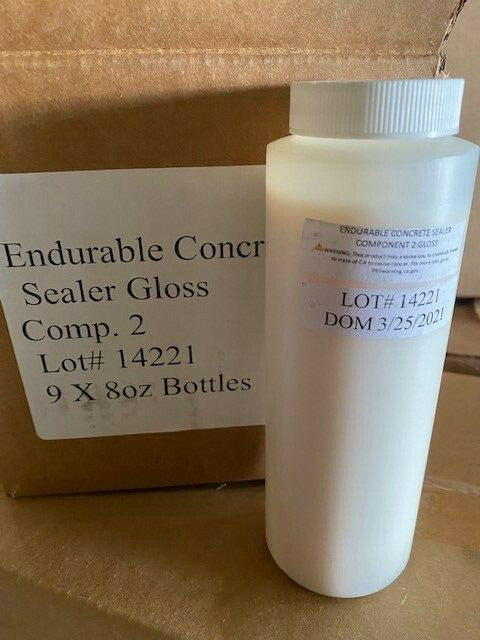 (9 bottles - 8 oz each) Endurable Concrete Sealer, Gloss