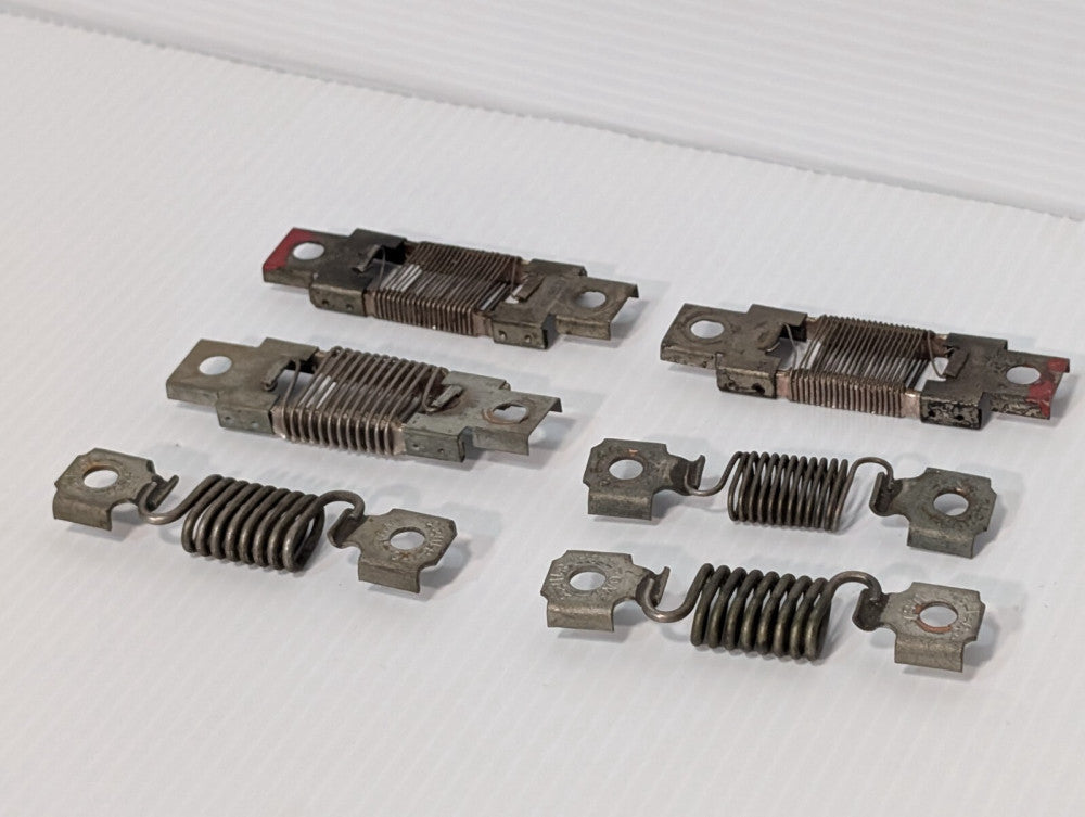 Assorted Lot of 6 GE 81D7, 81D15, 81D17, 81D23 Thermal Overload Heater Elements